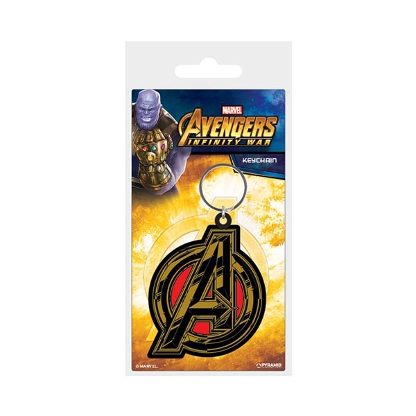 Key Tag - Licence 3D key tag Avengers Logo 4,5x6 cm